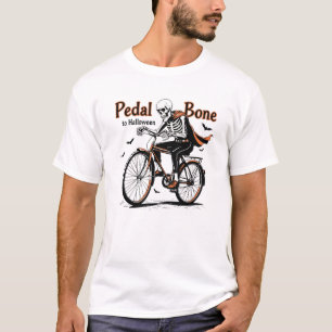 Hueso de pedal a camisetas de ciclismo de Hallowee
