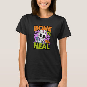 Hueso para curar la camiseta de la enfermera Skele