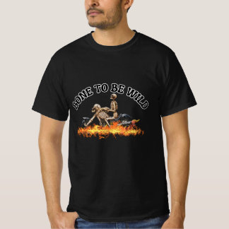 Hueso para ser camiseta salvaje