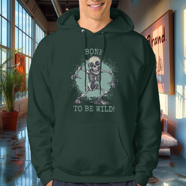 ¡Hueso para ser salvaje! - Sudadera con capucha de (Subido por el creador)