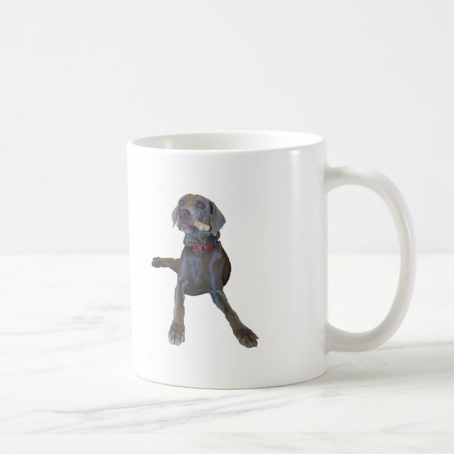 ¿Huesos conseguidos? Taza Weimaraner (Derecha)