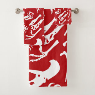 Huesos de dinosaurio (rojo)