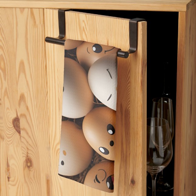 Huevo Antics - Toalla de cocina (Pliegue de tercios)