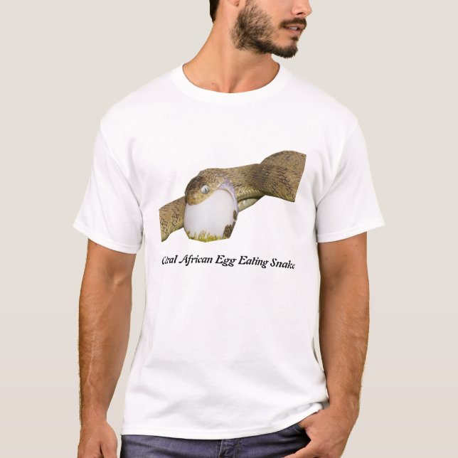 Huevo centroafricano que come la camiseta básica (Anverso)