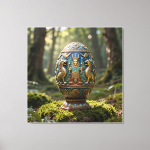 Huevo de Arte de la Antigua Herencia Real-EliteCol