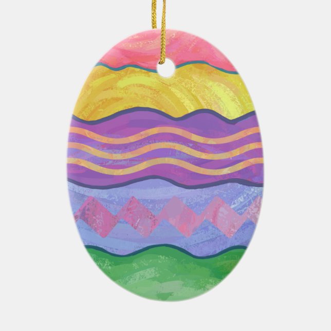 Huevo de Pascua 1 Ornamento (Atrás)