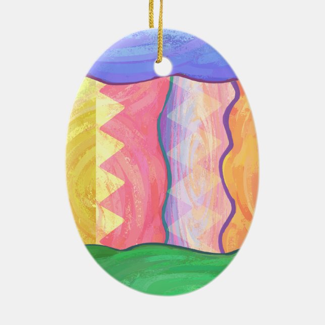 Huevo de Pascua 4 Ornamento (Atrás)