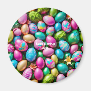 ~ Huevo de Pascua Imán ~ Multicolor ~