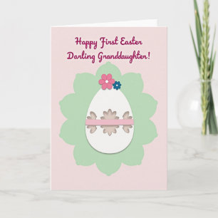 Huevo de Pastel Primera Tarjeta de Pascua