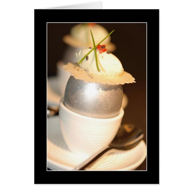 Huevo elegante de plata (Frente)