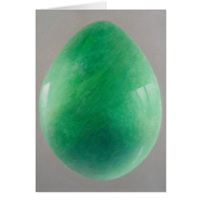 Huevo grande del jade (Frente)