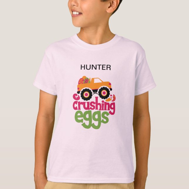 "HUEVOS DE CRUCE DE TRUCK" CAMISETA DEL ESTE (Anverso)