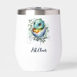 Huevos de dinosaurio Cute acuarela deja Baby Showe