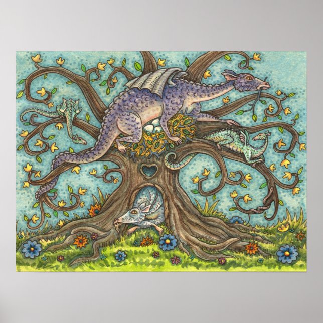 HUEVOS DE DRAGÓN, LARGO MEDIEVAL, ARTE FOLÓGICO DE (Frente)