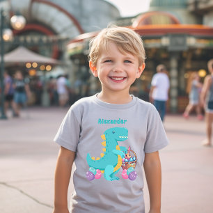 Huevos de la Cesta de Pascua de Dinosaurios T-Rex