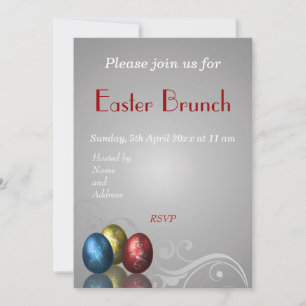 Huevos de Pascua del encanto - invitación del