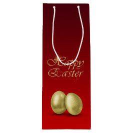Huevos de Pascua Dorada - Bolsa de regalo de vino