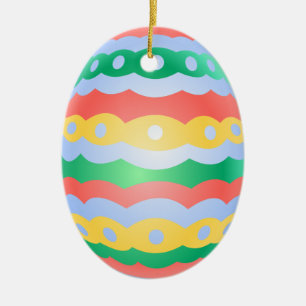 Huevos de Pascua Ornament Personalizado Decoracion