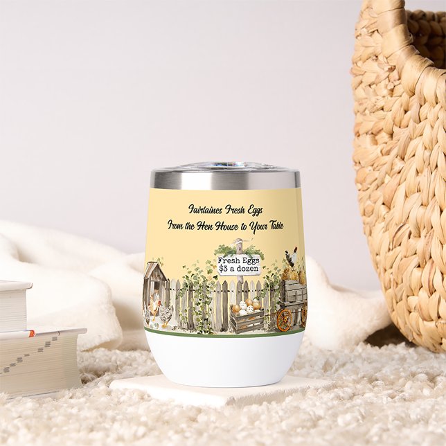 Huevos frescos de la granja - De la casa Hen a la  (Subido por el creador)