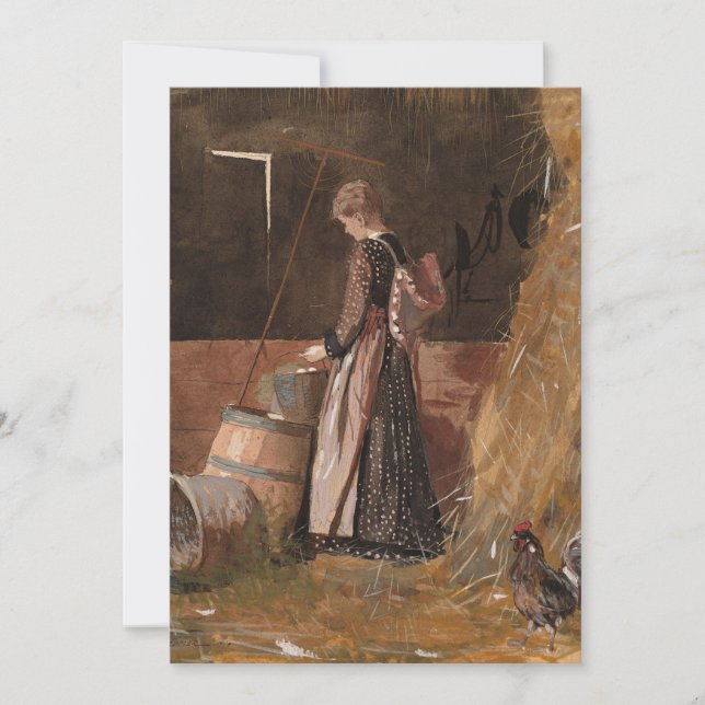 Huevos frescos | Winslow Homer (Anverso)