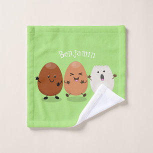 Huevos kawaii lindo ilustracion personalizado dive