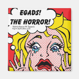 Huevos "Un toque de humor", ¡El horror! Imán