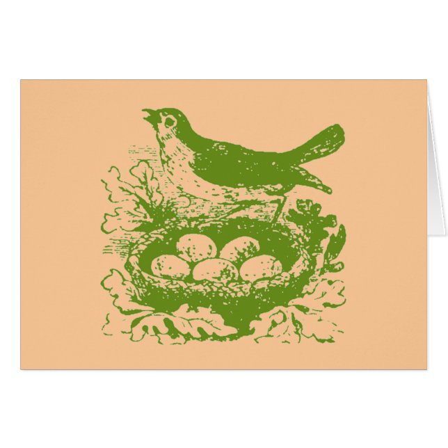 Huevos y nidos de aves (Anverso (Horizontal))