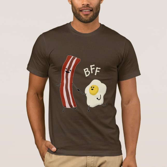 Huevos y tocino, camiseta de BFF (Anverso)