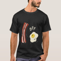 Huevos y tocino, camiseta de BFF