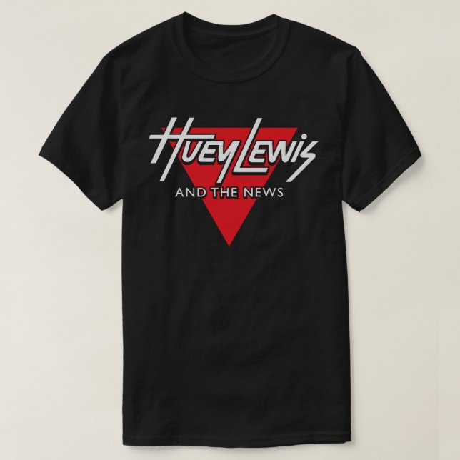 Huey Lewis y la camiseta clásica de noticias (Diseño del anverso)