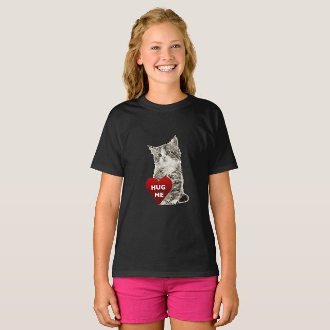 Hug Me - Camiseta Básica De Los Chicas (Anverso completo)