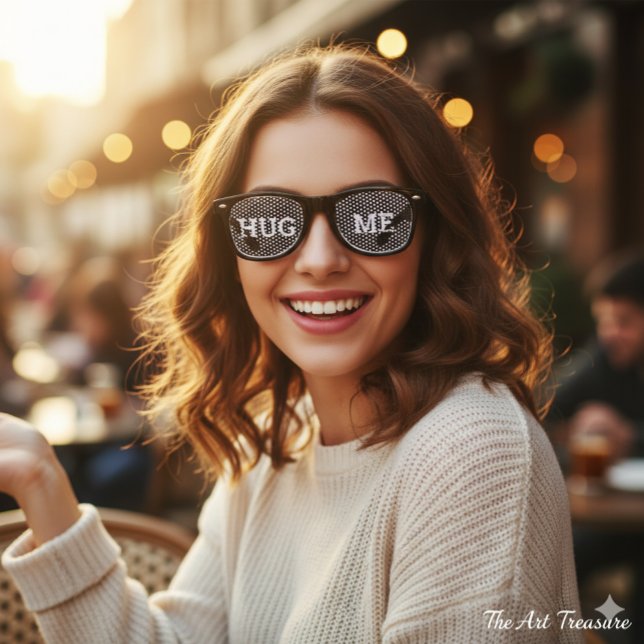 HUG ME Sombras retro / Gafas de sol Fiesta diverti (Subido por el creador)