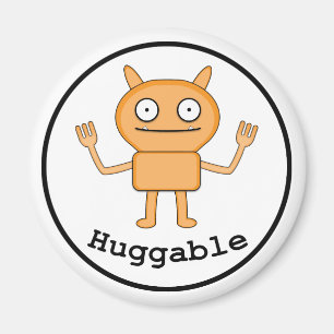 Huggable - estándar, imán redondo de 2¼ pulgadas