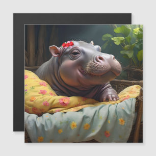 "Huggles de la mañana: El bebé Hippo se despierta