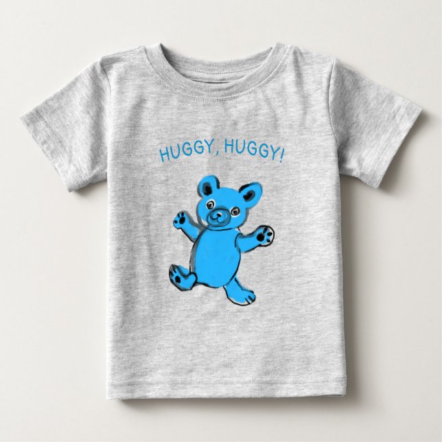 huggy, huggy, osito de peluche bebé camiseta (Anverso)