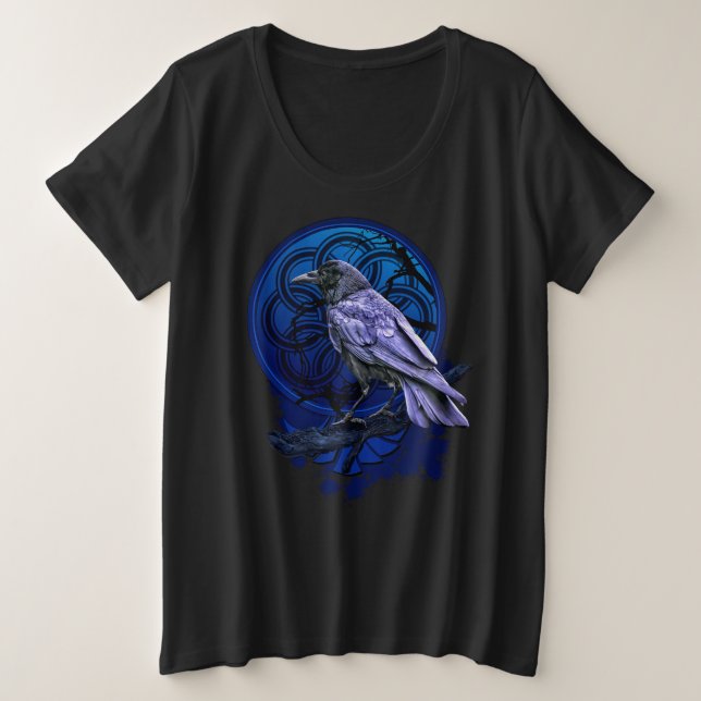 Huginn the Raven Midnight Nordic Tidings (Anverso del diseño)