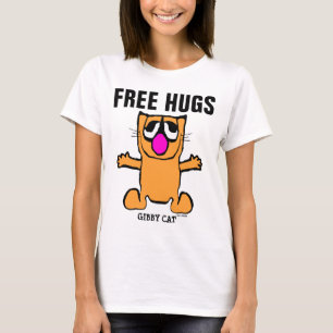 HUGS GRATIS, graciosas camisetas Gibby Cat