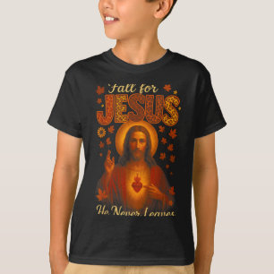 Hugvyn se enamora de Jesús Él nunca deja camiseta 