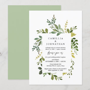 Huida de Boda, Invitación Temática de Verano con V