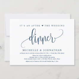Huida de boda, una invitación para la cena después