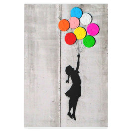 Huir de mí del graffiti arte Metalizado en la pare