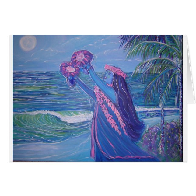 hula de la señora de la luz de luna (Anverso (Horizontal))