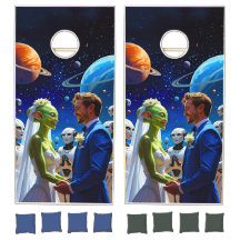 Human Groom & Alien Bride - Boda de Ciencia Ficció