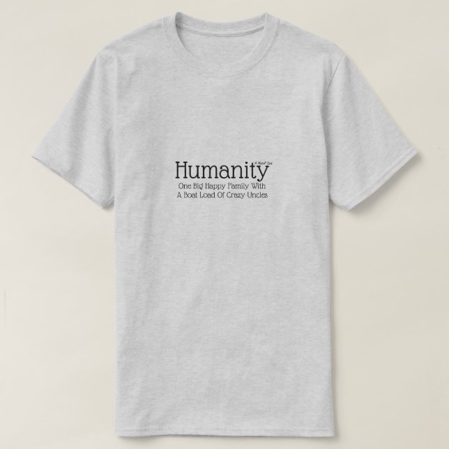 Humanidad - Una camiseta de MisterP (Diseño del anverso)