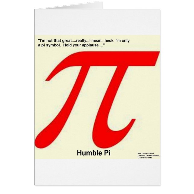 Humble Pi R Square Funny (Frente)
