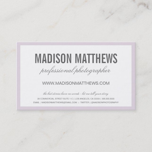 HUMBLE | TARJETAS DE NEGOCIO (Anverso)