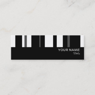 Humbug Stripe tarjeta de visita vertical delgada