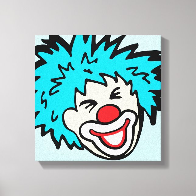 Humilde impresión de lienzo gráfico de payaso (Anverso)
