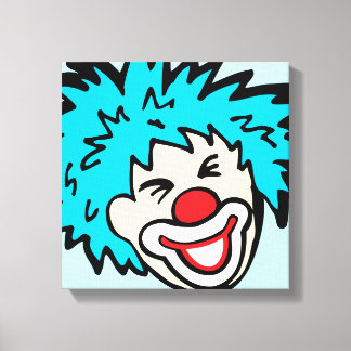 Humilde impresión de lienzo gráfico de payaso