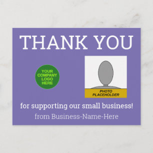 Humilde postal para pequeñas empresas "GRACIAS"